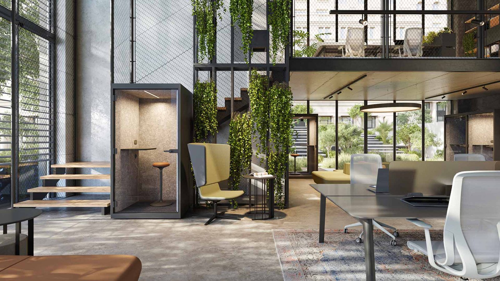 Ses İzolasyon Telefon Görüşme Kabini