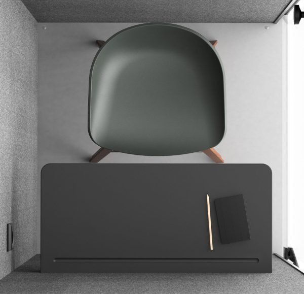 Tek Kişilik Akustik Telefon Görüşme Kabini