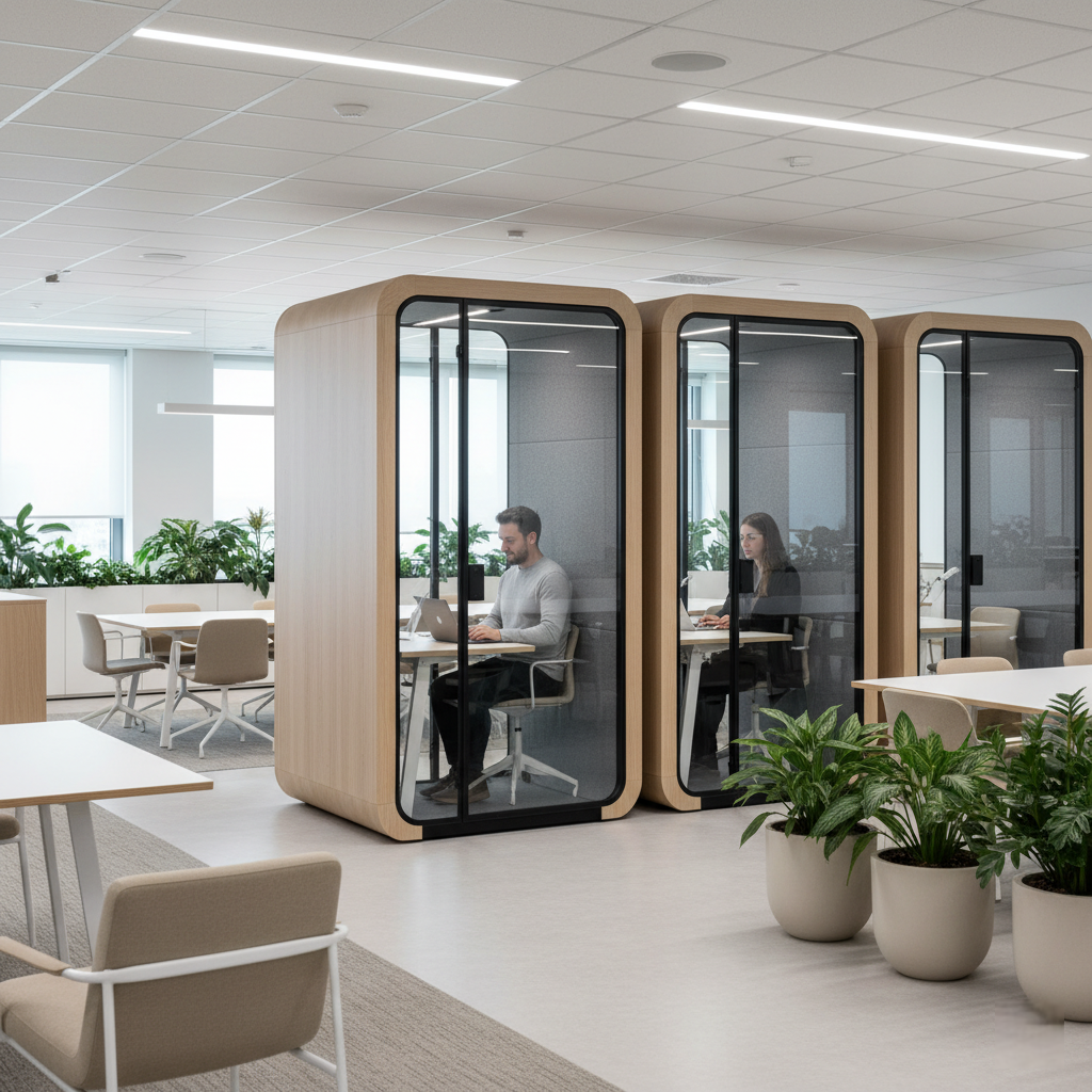 Hibrit Çalışmada Mikro Ofislerin Yükselişi ve Telefon Görüşme Kabinlerinin Rolü