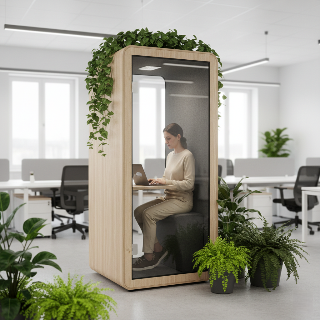 Sürdürülebilir telefon kabinleri ve yeşil ofis trendleri