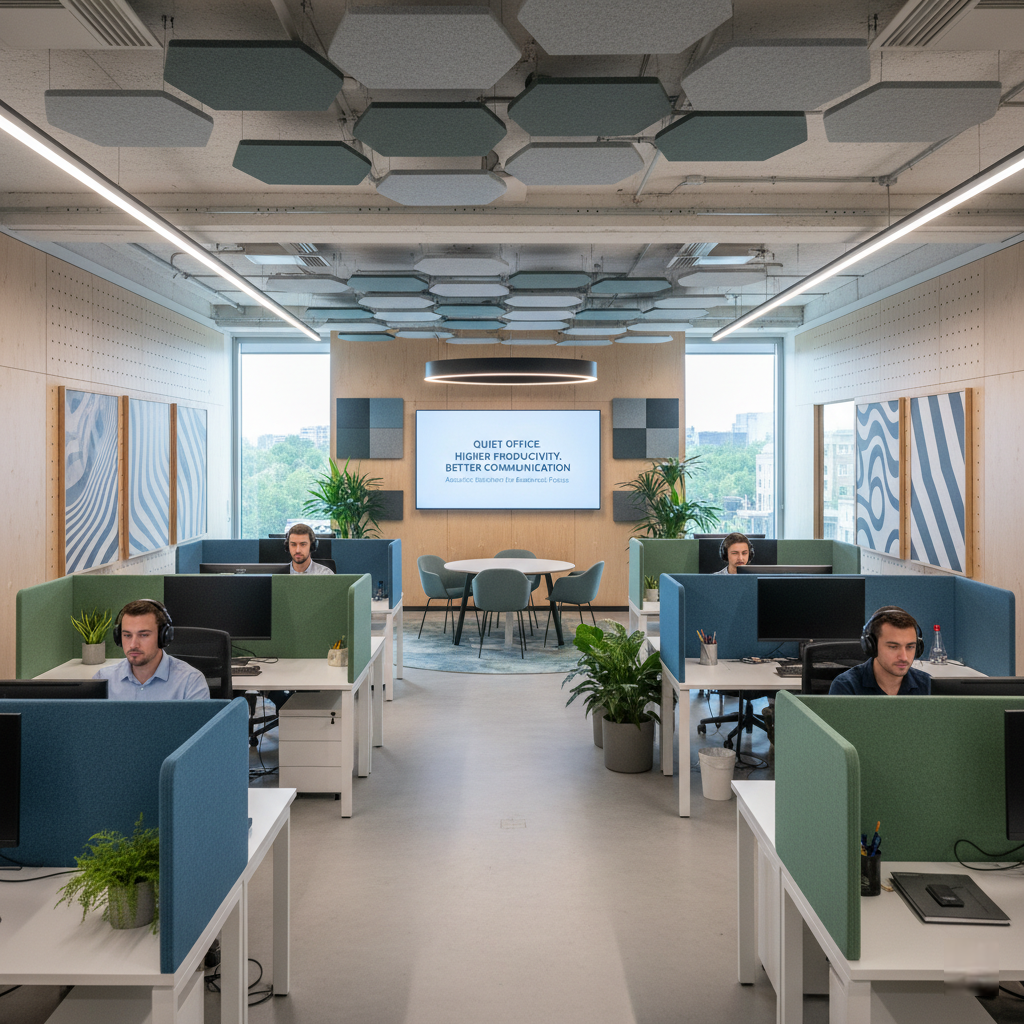 İç Mekân Akustiği 101: Ofislerde Gürültü Kaynaklarını Azaltmanın Bilimsel Yolları