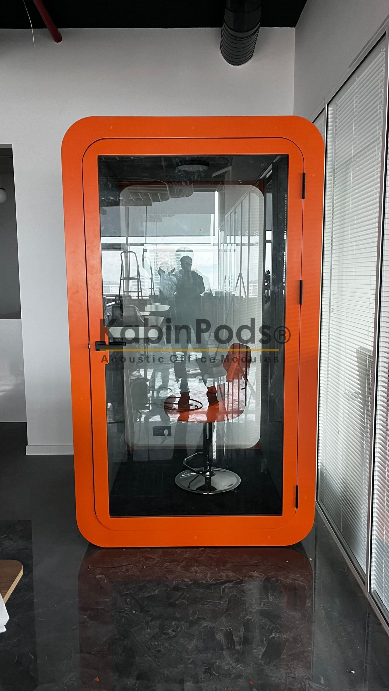 Ses İzolasyon Telefon Görüşme Kabini