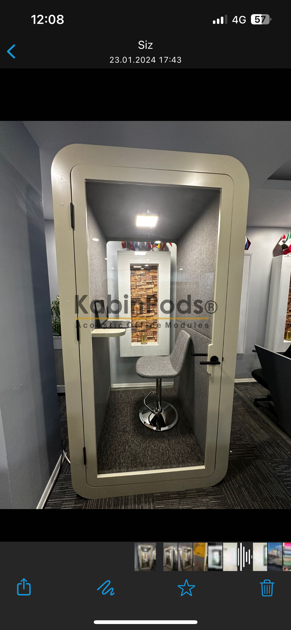 Ses İzolasyon Telefon Görüşme Kabini