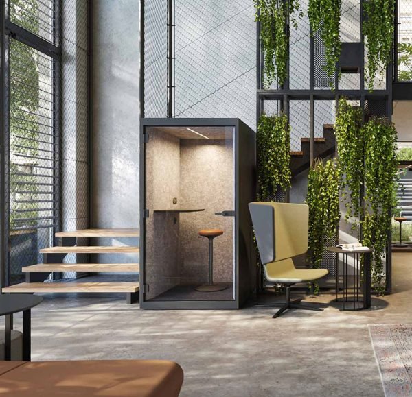 Ses İzolasyon Telefon Görüşme Kabini