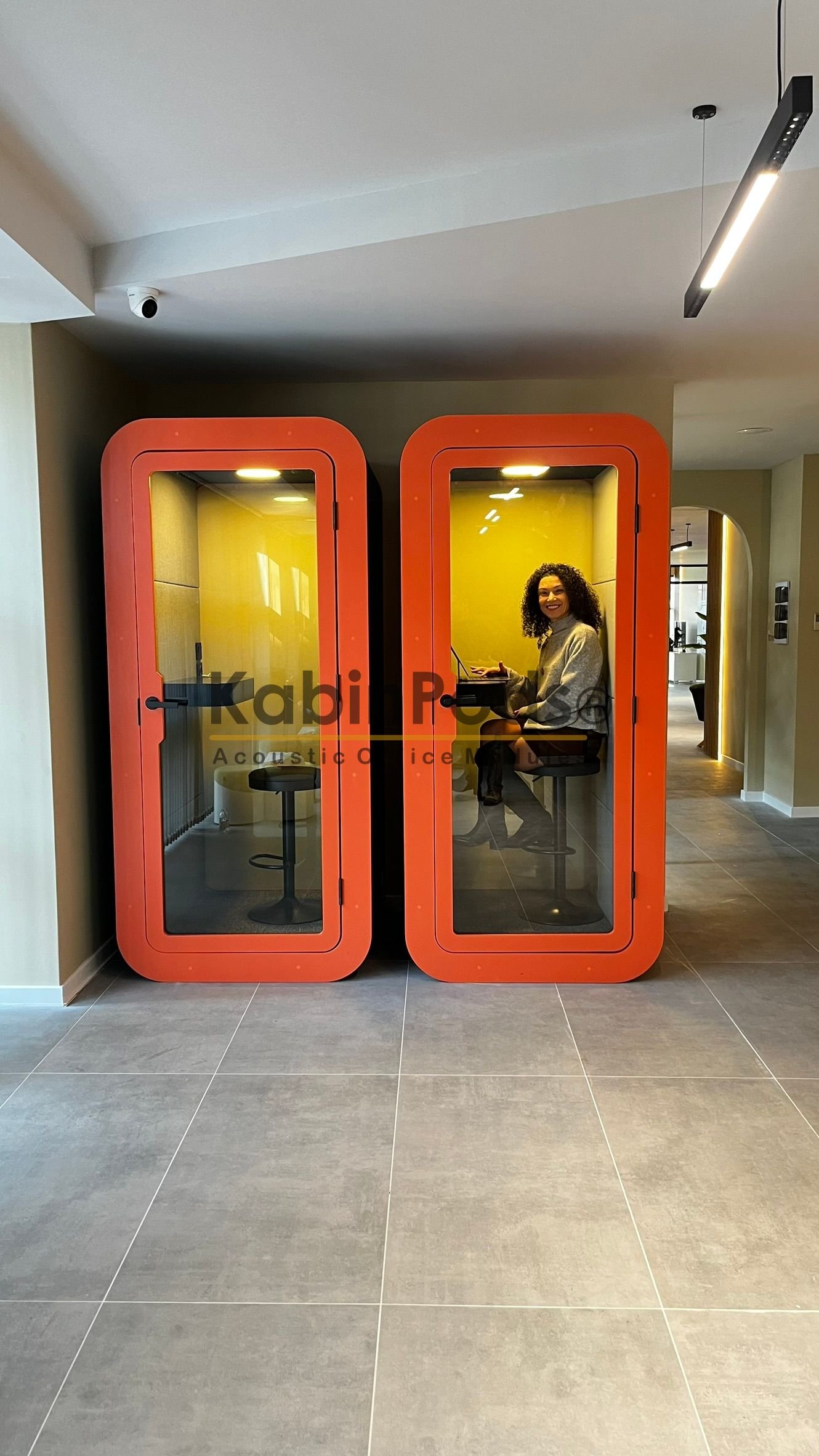 Ses İzolasyon Telefon Görüşme Kabini