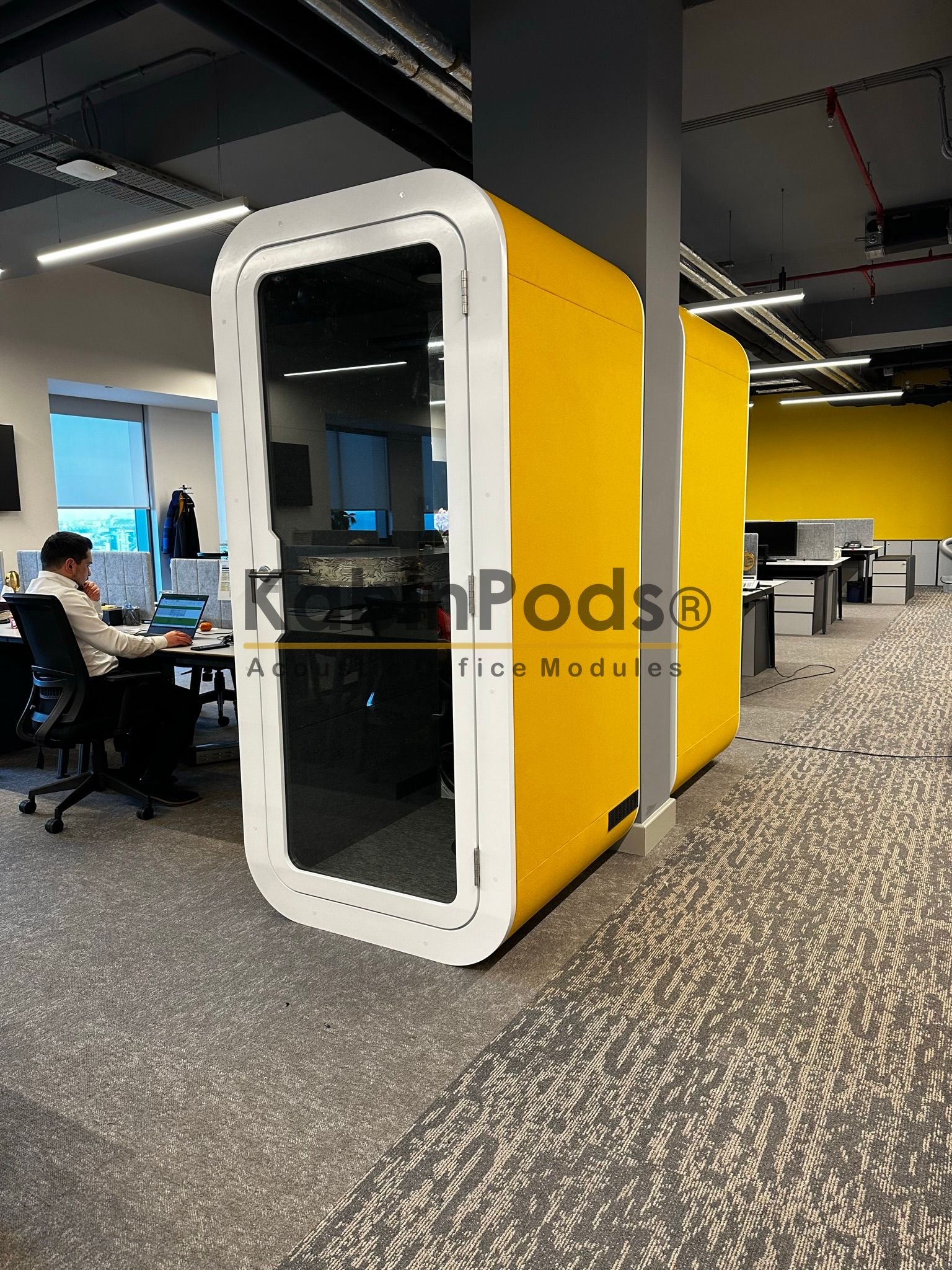 Ses İzolasyon Telefon Görüşme Kabini