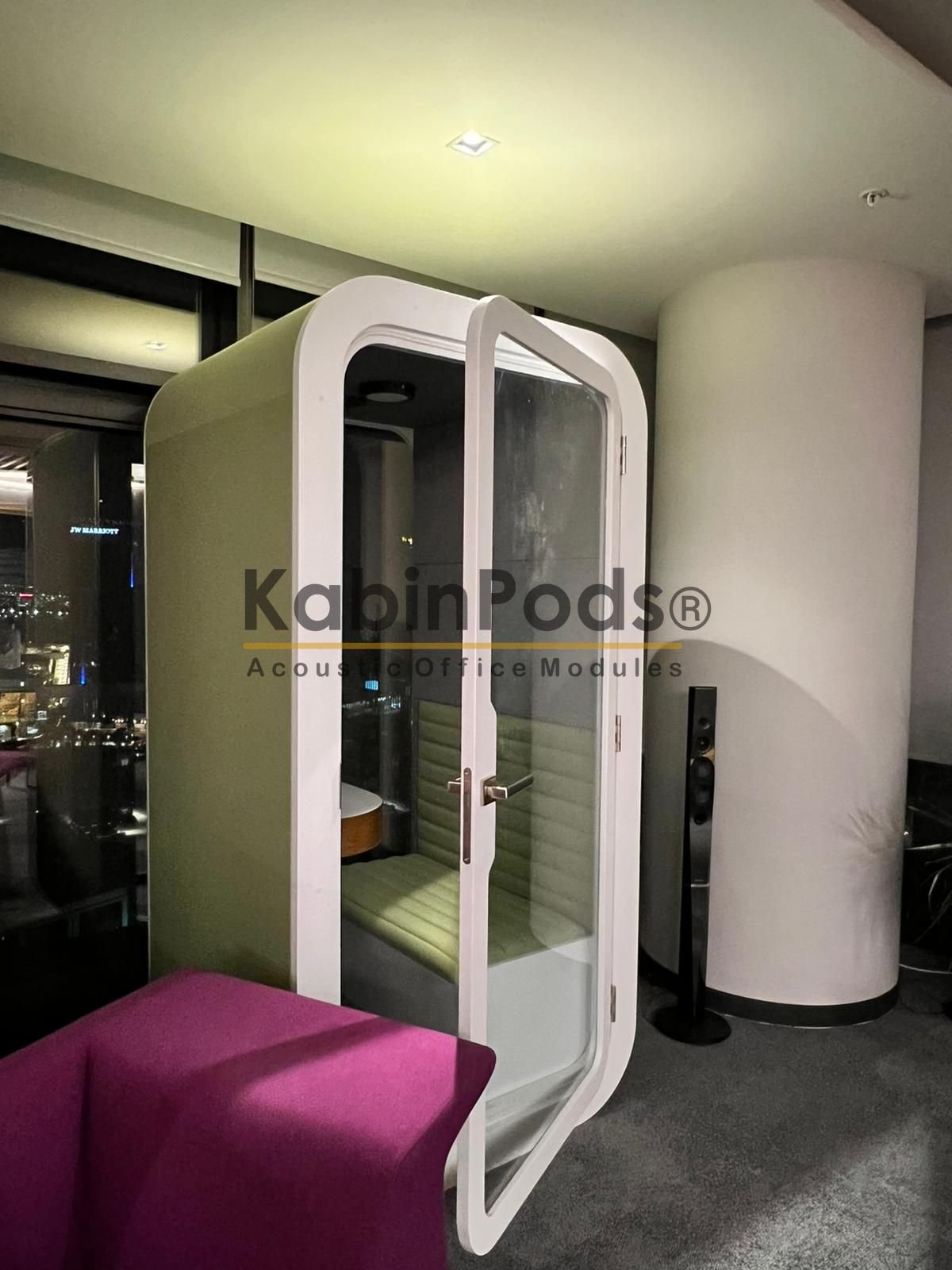 Ses İzolasyon Telefon Görüşme Kabini